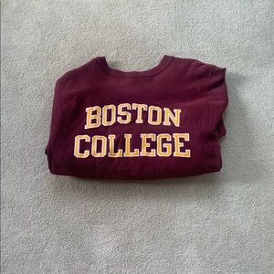 vintage boston college reverse weave crewneck